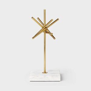 Threshold Studio McGee Small Brass & Marble Decor Star Object Christmas 2023‎